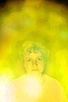 woman with a yellow aura
