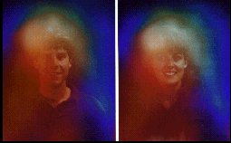 two people with visible auras