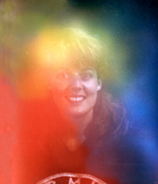 woman with multiple aura colors